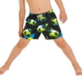 thumbnail image 4 of BFHHYA Kids 2 in 1 Print Swim Trunks Boys & Girls Elastic Waist Swimsuit Shorts with Liner Summer Bathing Suit 5-14 Years, 4 of 6