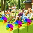 thumbnail image 5 of nTRIUQJ Rainbow Windmill Outdoor Garden Interactive Educational Toy for Skill Development and Sensory Play Multicolour1,Multicolour2, 5 of 7