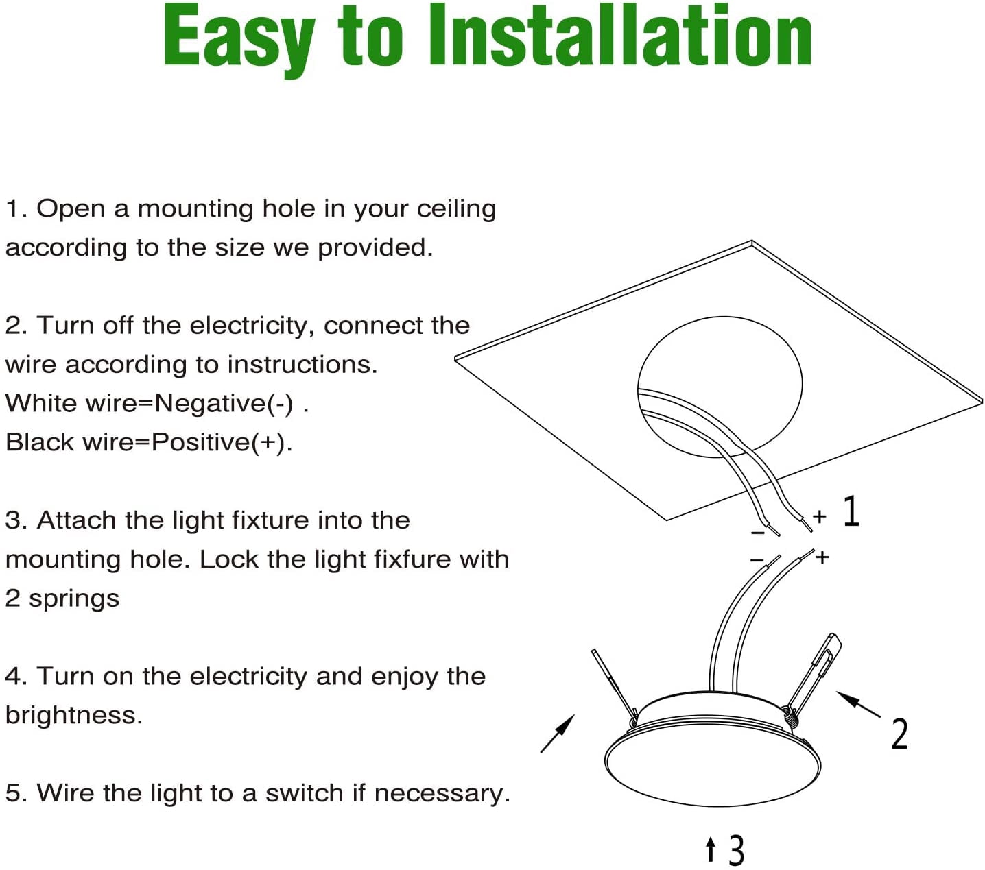 Homdec 12V LED Puck Light, 6Packs 4.5inch Recessed Mount Ceiling Dome Light, 3400K Warm White Soft Light Under Cabinet Light, 12V Interior Light for RV, Camper, Caravan, Boat, Motorhome