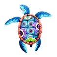 thumbnail image 3 of Metal Turtle Home Art Garden Hanging Ornament Decoración de esculturas Decoración de sala de estar única para baño interior al aire libre azul, 3 of 9