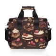 thumbnail image 7 of FORMRS Insulated Cooler Bag 24 Cans Capacity Soft Leakproof Lunch Box with Side Pockets, Sweet Cakes, 7 of 7