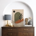 Curated visual reference: Fresh Look at Canvas Print Wall Art Abstract Hills With Plant And Sun