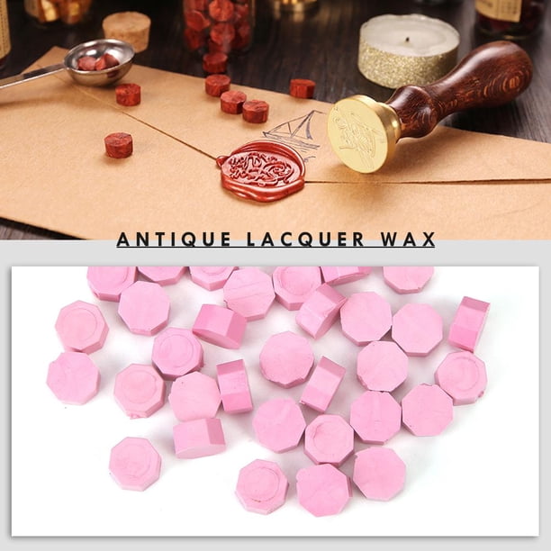 Píldoras de cera de lacre cuentas de tableta de sello de cera Vintage de grano para boda de sobre Hugtrwg Para estrenar