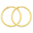 thumbnail image 2 of 14K Non-Pierced Hoop Earrings 14k Yellow Gold Earrings, 2 of 4