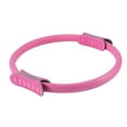 thumbnail image 4 of FRCOLOR Pink Pilates Yoga Ring for Women Made of Durable EVA and Rubber with Nonslip Handle for Shaping Body and Improving Balance 1pc, 4 of 8