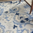 thumbnail image 6 of Nourison Aloha Indoor/Outdoor Blue/Grey 3'6" x 5'6" Area Rug, (4x6), 6 of 9
