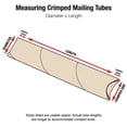 thumbnail image 2 of Partners Brand Crimped End Mailing Tubes,2-1/2x12",PK30 S2512K, 2 of 4