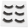 thumbnail image 4 of 3 pares de pestañas postizas densas tridimensionales, pestañas postizas gruesas y rizadas, herramienta de maquillaje para ojos (E05), 4 of 8