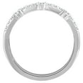 thumbnail image 5 of Color of Love 1/5 Carat T.W. Diamond Stackable Band in 10K White Gold (I-J,I3), 5 of 8
