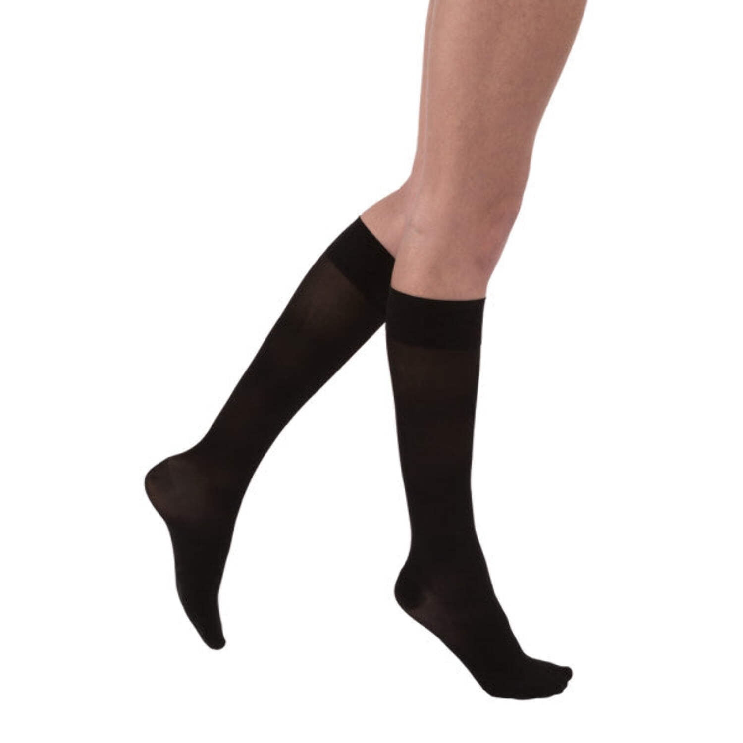Jobst UltraSheer SoftFit 15-20 Closed Toe Knee High Compression Stockings Natural Small