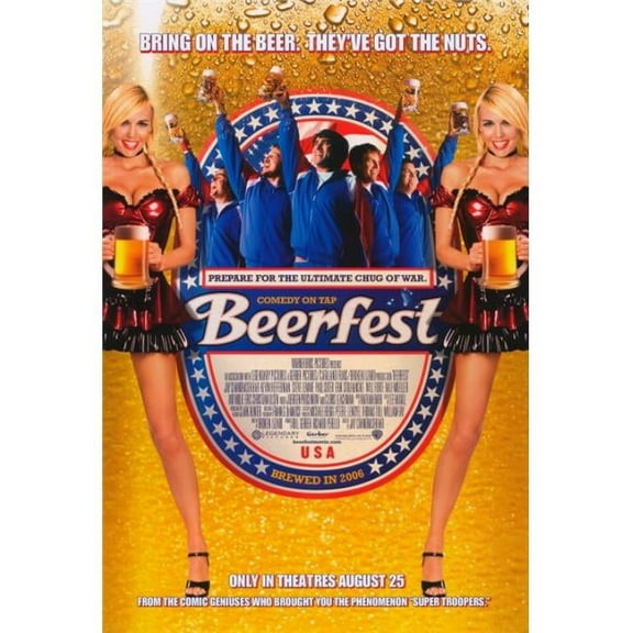 Pop Culture Graphics MOVGH8542 Beerfest Movie Poster Print, 27 x 40