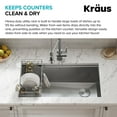 thumbnail image 7 of Kraus Workstation Kitchen Sink Dish Drying Rack Drainer and Utensil Holder in Stainless Steel, 7 of 7