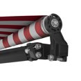 thumbnail image 5 of ALEKO 10' x 8' Retractable Black Frame Patio Awning, Red and White Striped Color, 5 of 6