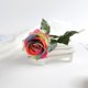 thumbnail image 1 of 8 rosas artificiales de arcoíris para el día de San Valentín, rosas artificiales de seda de arcoíris de tacto real, rosas falsas, 1 of 5