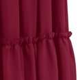 thumbnail image 6 of IBTOM CASTLE Flower Girl Flowy Ruffle Chiffon Trim A-Line Dress for Kid Wedding Junior Bridesmaid Communion Party Pageant Maxi Belted Gown 13-14 Years Wine Red, 6 of 8