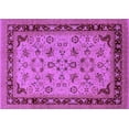 thumbnail image 1 of Ahgly Company Indoor Rectangle Oriental Purple Traditional Area Rugs, 5' x 8', 1 of 4