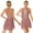 Dusty Pink, variant on Aislor Women's Rhinestone Figure Skating Sleeveless Ballet Lyrical Dance Dress Red M