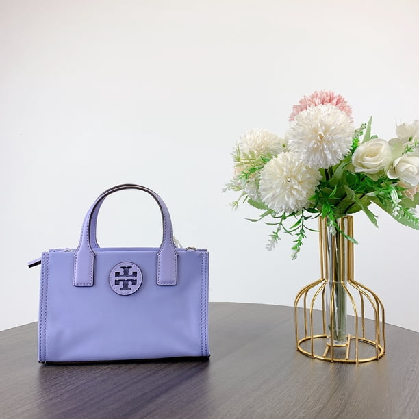 N・Y　TORY BURCH ナイロン　ELLA MICRO TOTEほ Tory Burch Women's Ella Nylon Extra Small Top Zip Crossbody Bag