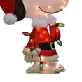 thumbnail image 3 of Exhibidor Exterior Iluminado PRODUCTWORKS Snoopy Papá Noel 61 cm, 3 of 8