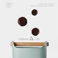 thumbnail image 5 of Caja de Café de Gran Capacidad, Contenedor de Posos de Café Expreso, Cubo de Descarga de Residuos Biselado, Herramientas para Hacer Café, Color Verde, 5 of 5