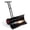 Black 42.5", variant on 30" Wide x 15" Height Reinforced Metal Snow Pusher with 2 Wheels - Adjustable Angle & Height Ergonomic Single-Rod Handle for Driveway & Sidewalk Snow Clearing