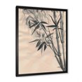 thumbnail image 2 of Designart 'Vintage Black and White Bamboo I' Traditional Framed Art Print, 2 of 4