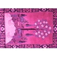 thumbnail image 1 of Ahgly Company Indoor Rectangle Animal Pink Traditional Area Rugs, 7' x 9', 1 of 4