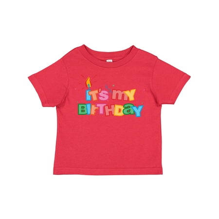

Inktastic It s My Birthday Letters Gift Toddler Boy or Toddler Girl T-Shirt
