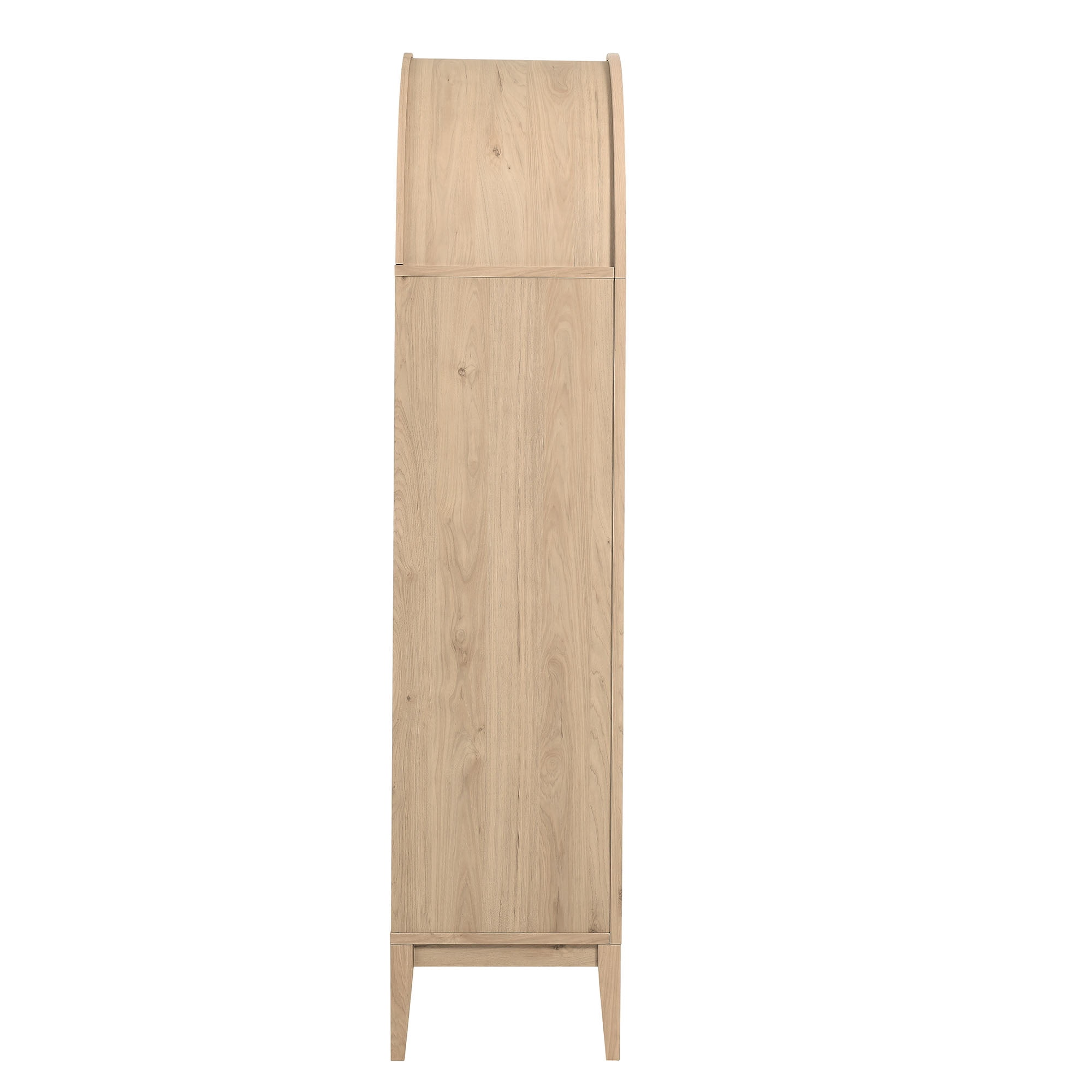 Nolan Storage Display Cabinet in Light Oak