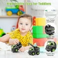 thumbnail image 3 of TYMZDYN Heavy Duty Construction Toys for Ages 2-4 Boys, Toddler Toys 1 2-3, Kids Toys Boys 3-5, Alloy Excavator Toy Dump Crane Cement Mixer Trucks for Toddlers 2-4 Years, Gifts for Boys, 3 of 7