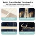 thumbnail image 3 of Taurus Constellation Travel Portable Square Storage Box with Earring Holder, Necklace Organizer, and Travel Organizer for Rings, Earrings, Necklaces, Bracelets, and More - Ideal for Girls and Women, 3 of 6