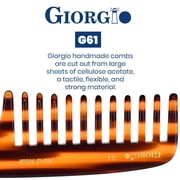7 Handmade Wide Tooth Detangling Comb with Handle