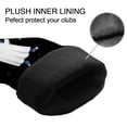 thumbnail image 4 of Golf Club Covers, Blue Hat Ghost Premium PU Leather Driver Hybrid Putter Head Covers with Velvet Lining, Waterproof Golf Gifts for Men Women, 4 of 11