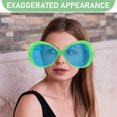 thumbnail image 3 of FRCOLOR 2pcs Funny Party Glasses Exaggerated Hawaiian Beach Sunglasses Novelty Photo Booth Props Beach Eyewear Suitable for Luau Decorations, 3 of 8
