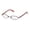 taffy / rosewood / orange, variant on NEW THALIA AMOROSA WOMENS/LADIES DESIGNER FULL-RIM BLACK / WHITE / GRAY COLOR COMBINATION FULL-RIM HIP FRAME DEMO LENSES 46-17-125 SPRING HINGES EYEGLASSES/EYE GLASSES