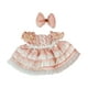 thumbnail image 2 of Ropa para muñecas de niña, trajes para muñecas, juguetes para muñecas hechos a mano, lindos accesorios para fotos, disfraz elegante para muñecas de Floral rosa, 2 of 8