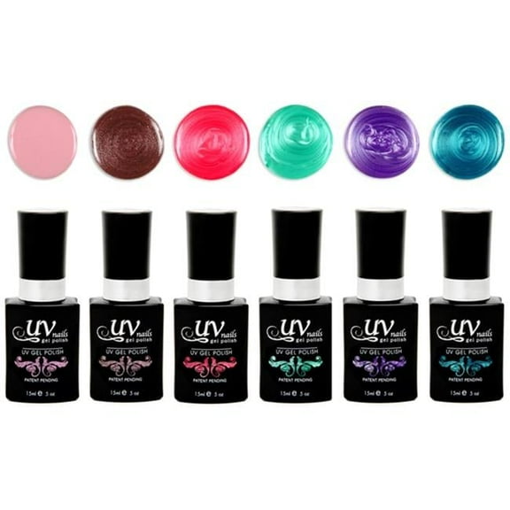 UV-Nails Paris LED Gel Polish - Set of 6