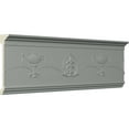 thumbnail image 2 of Ekena Millwork 7 1/2"H x 1 3/4"P x 94 1/2"L, (13 3/4" Repeat), Harrington Urn Chair Rail (2-Pack), 2 of 6
