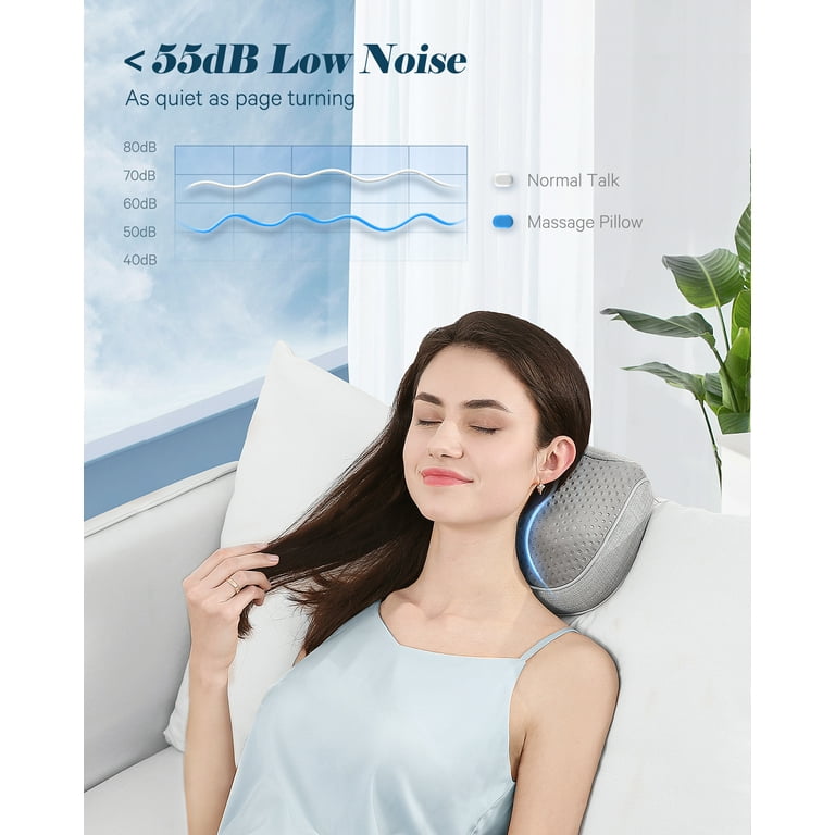 Boriwat Back Massager with Heat Shiatsu Back and Neck Massager for Muscle  Pain Relief and Relaxation 3D Kneading Massage Pillow for Neck and Back,  Shoulder, Leg, Ideal Gift for Stress Relief 