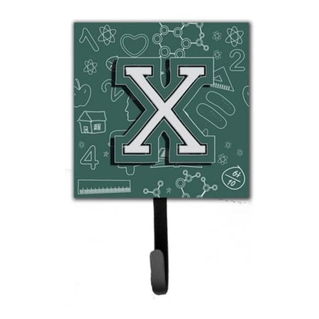 Carolines Treasures Letter X Back To School Initial Leash & Key Holder