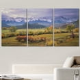 thumbnail image 2 of wall26 - 3 Piece Canvas Wall Art - on a Rare Overcast Morning in Southwest Colorado on a Rancher - Modern Home Art Stretched and Framed Ready to Hang - 24"x36"x3 Panels, 2 of 7