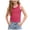 Hot Pink, variant on Girls Ribbed Tank Tops Kids Summer Crew Neck Slim Fit Sleeveless Tops Casual Basic Undershirts Vest for 5-14 Years (Light Pink, 3-4 Years)