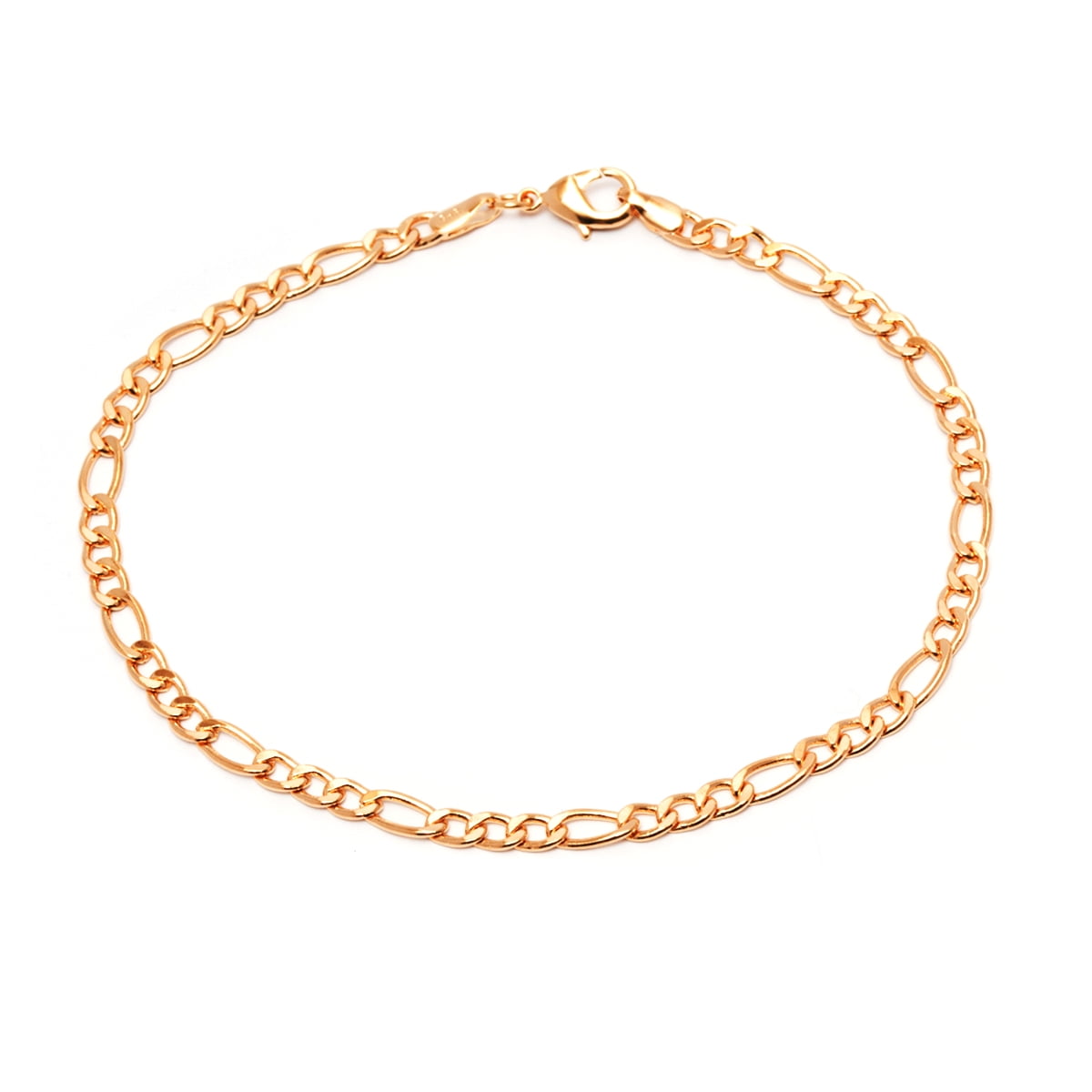 18K Gold Plated 4.5mm Figaro Anklet