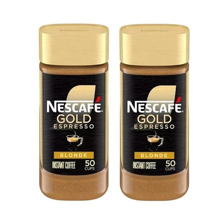2 Pack NESCAFE Gold Espresso Blonde, Instant Coffee, 3.5 oz Fast Shipping