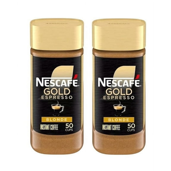 2 Pack NESCAFE Gold Espresso Blonde, Instant Coffee, 3.5 oz Fast Shipping