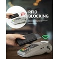 thumbnail image 5 of SHAR Credit Card Holder with Double Window RFID Blocking Automatic Pop Up Card Wallet for Cards and Bills, 5 of 5