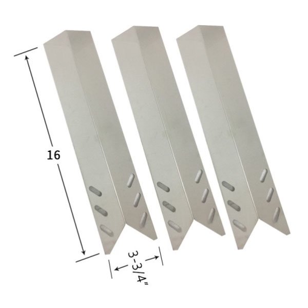 Replacement Heat Plate GrillChef BM2000, FL2000 & Uniflame GBC1088WB Gas Models-3PK