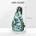 thumbnail image 3 of ZICANCN Crossbody Sling Bag for Men Women - Green Camouflage Casual Shoulder Backpacks for Travel Sport Climbing Runners Daypack, 3 of 9