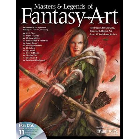 Pre-Owned Masters & Legends of Fantasy Art: Techniques for Drawing, Painting & Digital Art from 36 Acclaimed Artists (Paperback) 1565237196 9781565237193