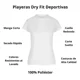thumbnail image 4 of Playera Blusa Básica Deportiva Dry Fit Manga Corta Sencilla, 4 of 6
